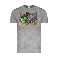 Cloud Rock speech therapist mardi gras cowgirl Vintage Tee - CowGirlArtShop