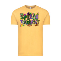 Vintage Mustard speech therapist mardi gras cowgirl Vintage Tee - CowGirlArtShop