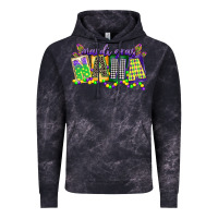 Cloud Black mardi gras nana Vintage Hoodie - CowGirlArtShop