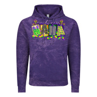 Cloud Purple mardi gras nana Vintage Hoodie - CowGirlArtShop