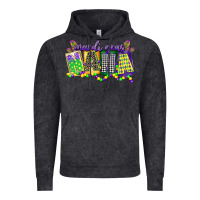 Vintage Black mardi gras nana Vintage Hoodie - CowGirlArtShop