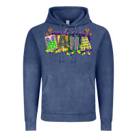 Vintage Denim mardi gras nana Vintage Hoodie - CowGirlArtShop
