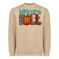 Mushroom Welcome Fall Heavyweight Sweatshirt - CowhideDigitalArt