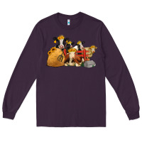 Plum Cows With Sunflower Headbands Long Sleeve Tee - Jasminsmagicworld