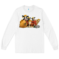 White Cows With Sunflower Headbands Long Sleeve Tee - Jasminsmagicworld