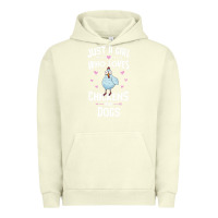 Pigment Pistachio Just A Girl Who Loves Chickens And Dogs Gift Women Urban Hoodie - trangStudio