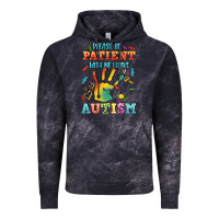 Cloud Black please be patient with me i have autism Vintage Hoodie - CowGirlArtShop