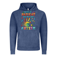 Vintage Denim please be patient with me i have autism Vintage Hoodie - CowGirlArtShop