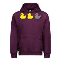 Mauve Wine Duck Duck Grey Duck Funny Minnesota Premium Urban Hoodie - trangStudio
