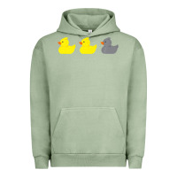 Pigment Oil Green Duck Duck Grey Duck Funny Minnesota Premium Urban Hoodie - trangStudio