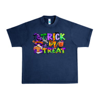Navy trick or treat gnome Urban Heavy Tee - CowGirlArtShop