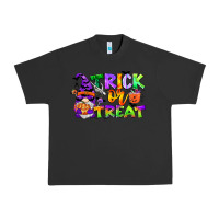 Pigment Black trick or treat gnome Urban Heavy Tee - CowGirlArtShop