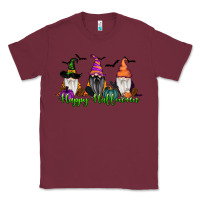 Burgundy Happy Halloween Gnome Pumpkin Classic Tee - RanaPortraitStore