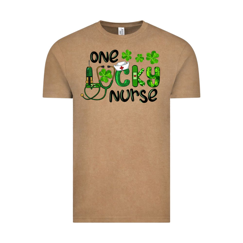 Saint Patricks One Lucky Nurse Vintage Tee by RanaPortraitStore | Teevron