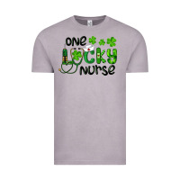 Vintage Zinc Saint Patricks One Lucky Nurse Vintage Tee - RanaPortraitStore