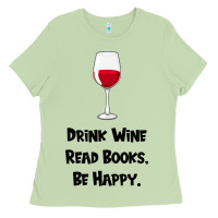 Matcha drink wine, read books, be happy Ladies Tee - Bettercallsaul
