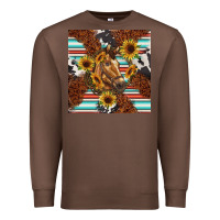 Chestnut western horse Premium Sweatshirt - BarkalooDesign