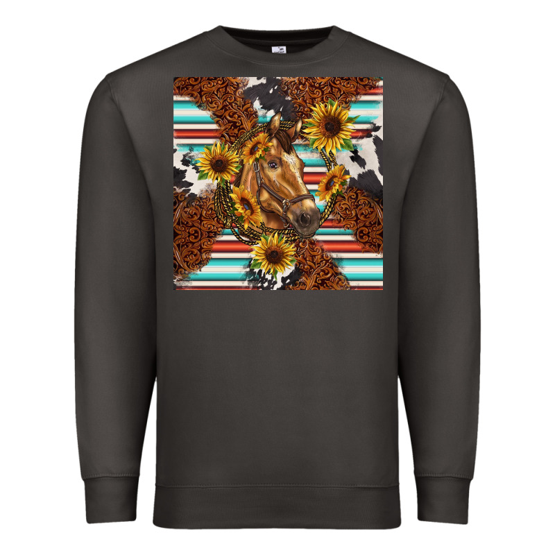 Western Horse Premium Sweatshirt by BarkalooDesign | Teevron