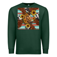 Sports Green western horse Premium Sweatshirt - BarkalooDesign
