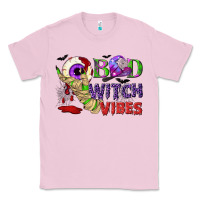 Bubblegum Pink Bad witch vibes Classic Tee - NancyCooperArtShop