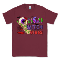 Burgundy Bad witch vibes Classic Tee - NancyCooperArtShop