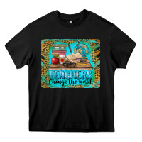 Black teachers change the world mousepad Heavy Core Tee - BarkalooDesign