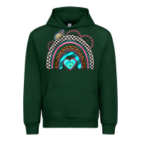 Forest Green race rainbow Urban Hoodie - AdoDesignShop