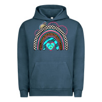 Pigment Midnight Navy race rainbow Urban Hoodie - AdoDesignShop