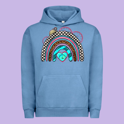 Race Rainbow Urban Hoodie Designed By Adodesignshop