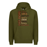 Army Green melanin shades of brown Premium Hoodie - LillyAllenDesigns