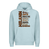 Blue Mist melanin shades of brown Premium Hoodie - LillyAllenDesigns