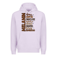 Lilac melanin shades of brown Premium Hoodie - LillyAllenDesigns