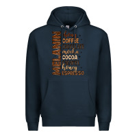 Navy melanin shades of brown Premium Hoodie - LillyAllenDesigns