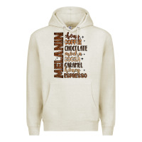 Oatmeal Heather melanin shades of brown Premium Hoodie - LillyAllenDesigns