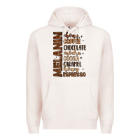 Pale Pink melanin shades of brown Premium Hoodie - LillyAllenDesigns