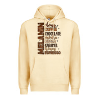Pina Colada melanin shades of brown Premium Hoodie - LillyAllenDesigns