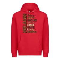 Red melanin shades of brown Premium Hoodie - LillyAllenDesigns