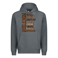 Rock melanin shades of brown Premium Hoodie - LillyAllenDesigns