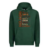 Sports Green melanin shades of brown Premium Hoodie - LillyAllenDesigns