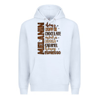 White melanin shades of brown Premium Hoodie - LillyAllenDesigns