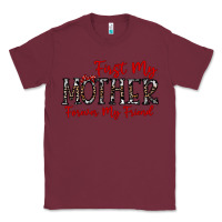 Burgundy first my mother forever my friend Classic Tee - CowhideDigitalArt