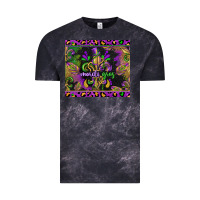 Cloud Black mardi gras fleur de lis Vintage Tee - CowGirlArtShop