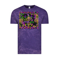 Cloud Purple mardi gras fleur de lis Vintage Tee - CowGirlArtShop