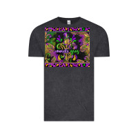 Vintage Black mardi gras fleur de lis Vintage Tee - CowGirlArtShop