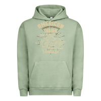 Pigment Oil Green Retro Vintage American Motorcycle Indian for Old Biker Urban Hoodie - trangStudio
