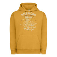 Pigment Peanut Butter Retro Vintage American Motorcycle Indian for Old Biker Urban Hoodie - trangStudio