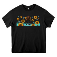 Black western mama messy bun Heavy Core Tee - Jasminsmagicworld