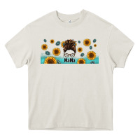 Cream western mama messy bun Heavy Core Tee - Jasminsmagicworld
