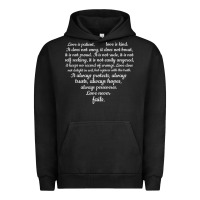 Pigment Black Love is patient Love is Kind 1 Corinthians 1348 Urban Hoodie - trangStudio