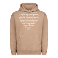 Pigment Burro Love is patient Love is Kind 1 Corinthians 1348 Urban Hoodie - trangStudio